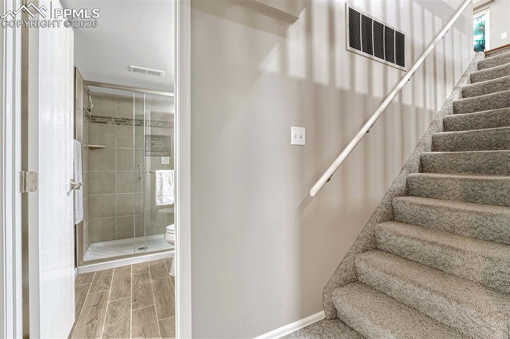 Image 29 of 49: Open staircase