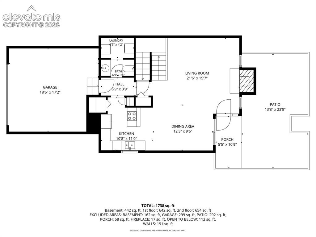 Image 46 of 48: Main Level Floor Plan