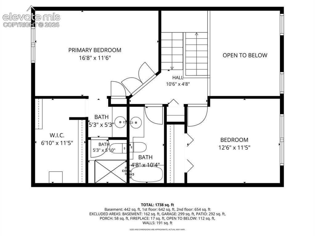 Image 47 of 48: Upper Level Floor Plan