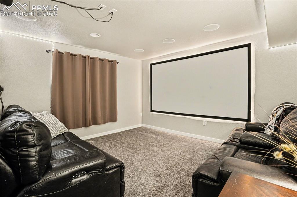 Image 23 of 31: Projector and screen included!