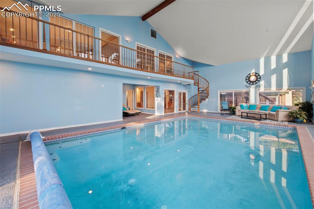 Image 40 of 50: View of indoor pool