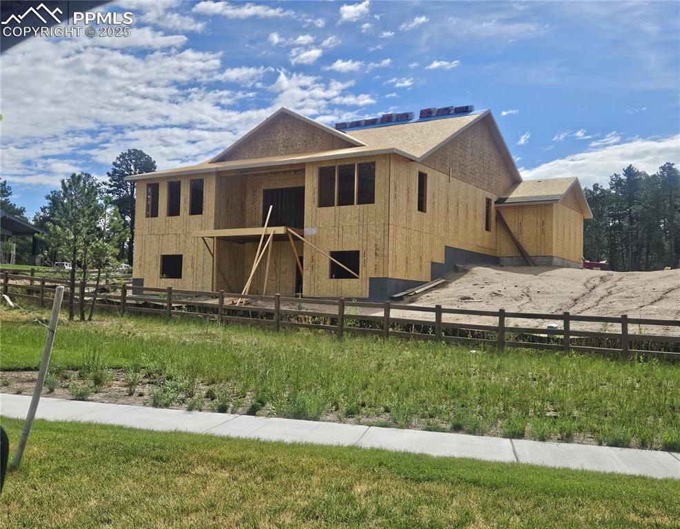 Image 3 of 16: View of unfinished property