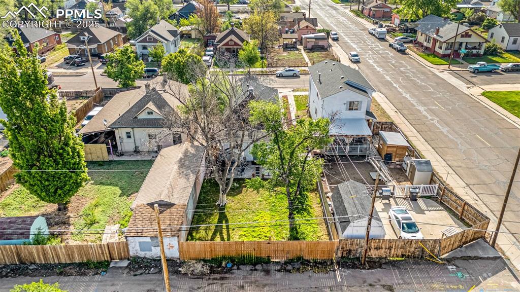 Image 33 of 36: Aerial view of residential area