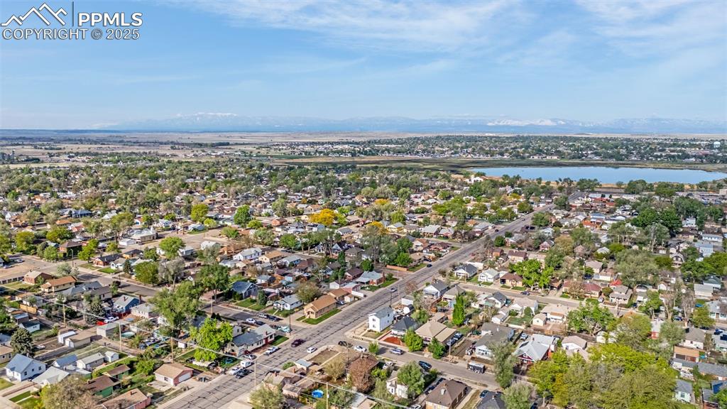 Image 34 of 36: Aerial view of property