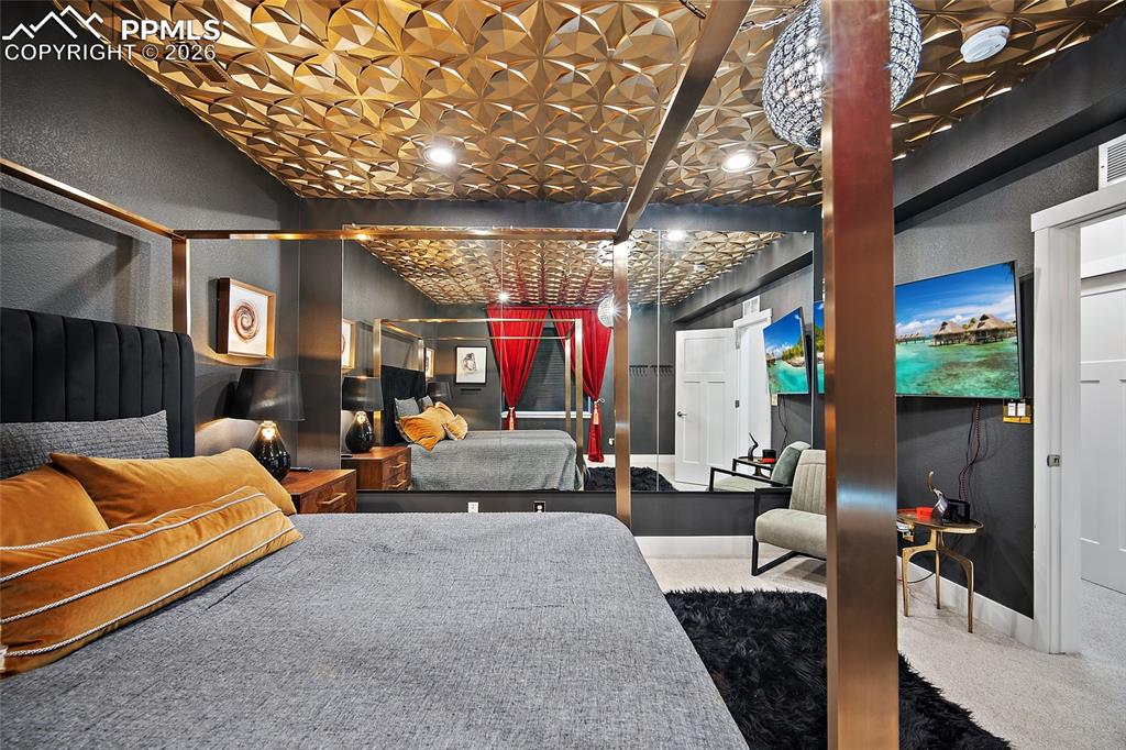 Image 42 of 50: Lower-level Bedroom. 