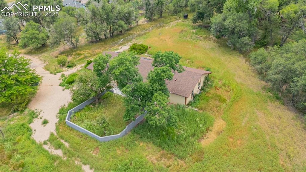 Image 30 of 37: Aerial view of property and surrounding area