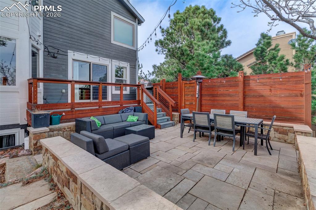 Image 20 of 39: Back patio