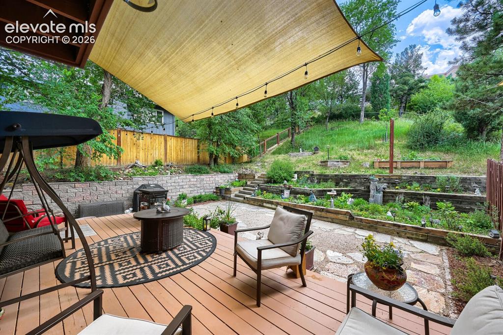 Image 2 of 34: Peaceful Large Backyard w/ mature landscaping