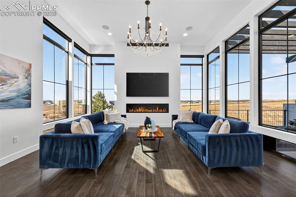 Image 16 of 44: Large central fireplace 