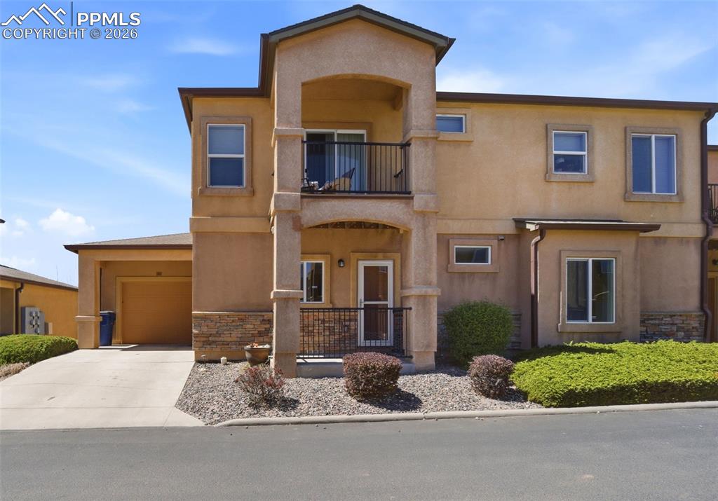 Caption: Front of Structure