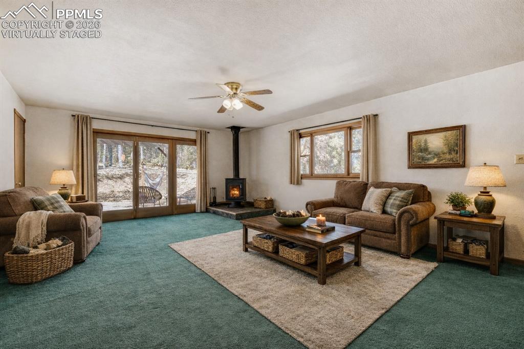 Image 4 of 34: Virtually Staged Living Room