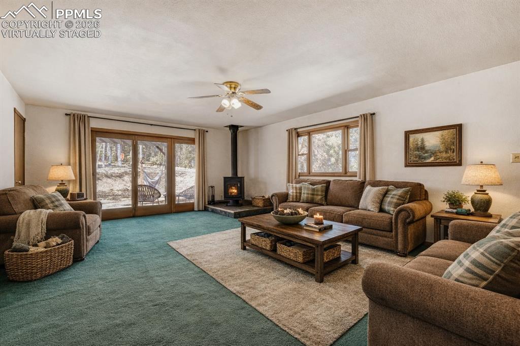 Image 8 of 34: Virtually Staged Living Room