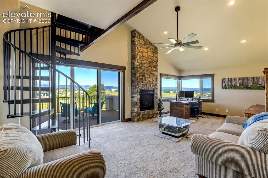 Image 11 of 50: Upper level Flex space would make a great office, family room, hobby room,