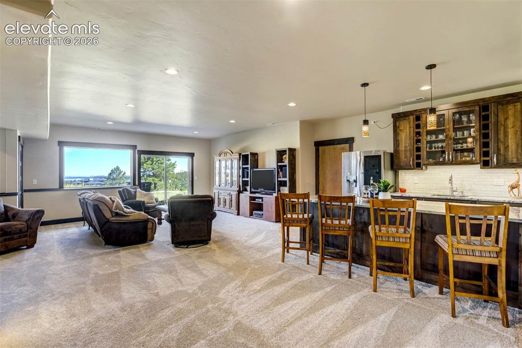 Image 38 of 50: Basement family room