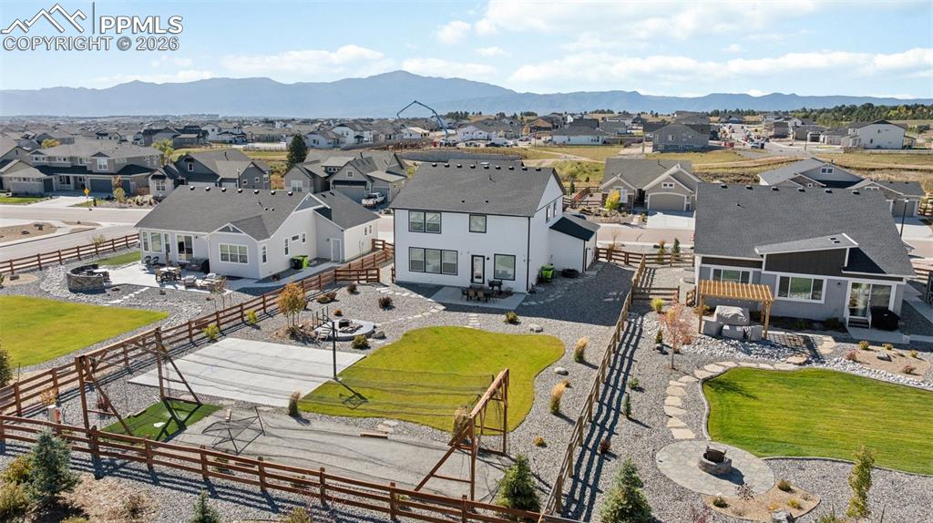 Image 2 of 39: Home overlooks Pikes Peak and the Front Range.