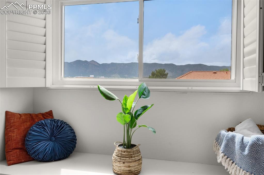 Image 35 of 50: Upper Level Primary Bedroom with Mountain View