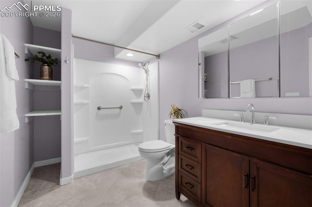 Image 46 of 50: Basement 3/4 Bathroom