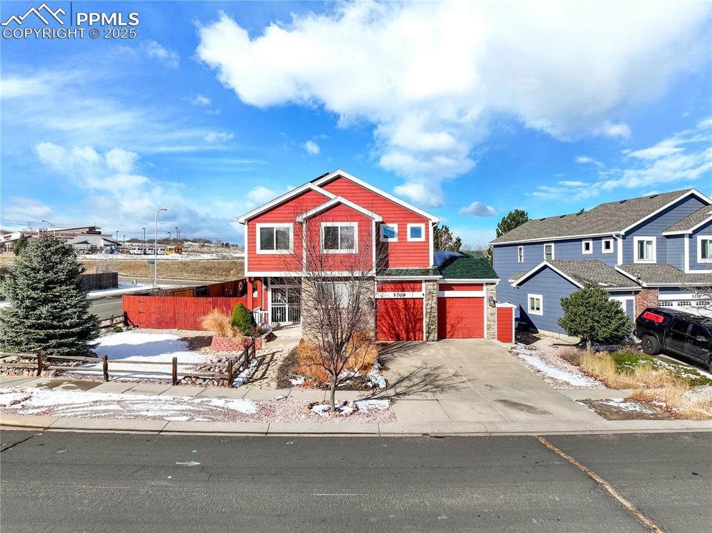 Caption: Front of Structure