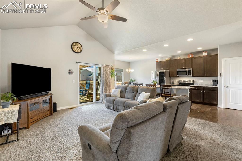 Image 6 of 28: The open floorplan is perfect for gathering with friends or family