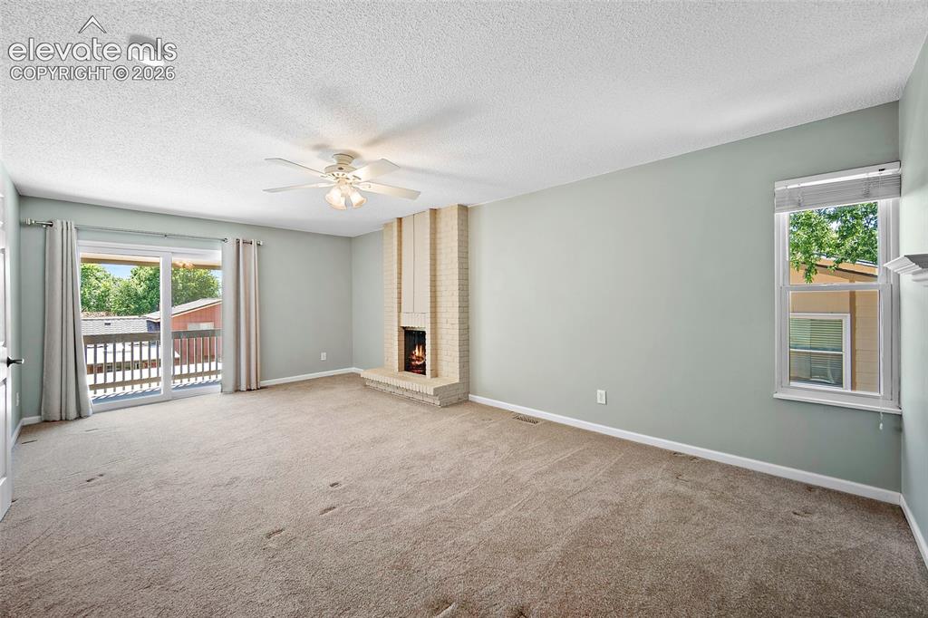 Image 35 of 50: large bedroom with walk in closet.