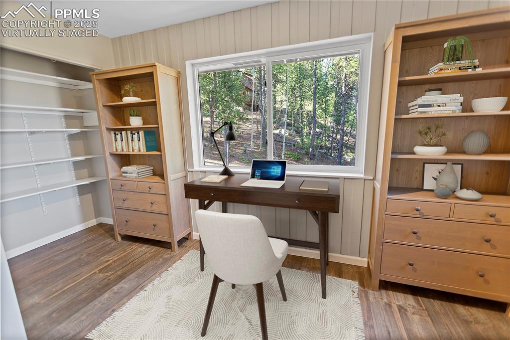 Image 11 of 39: Bedroom 3...Office - Virtually Staged