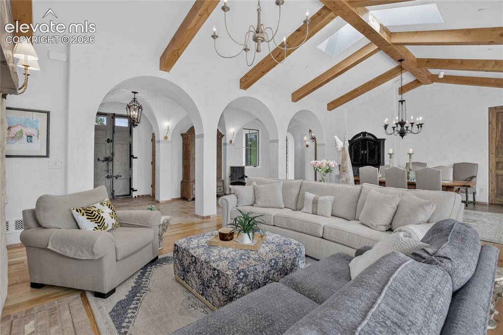 Image 8 of 46: Abundant lighting w/ vaulted ceilings & skylights