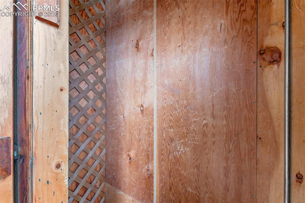 Image 21 of 24: iInsde of the storage closet on the deck