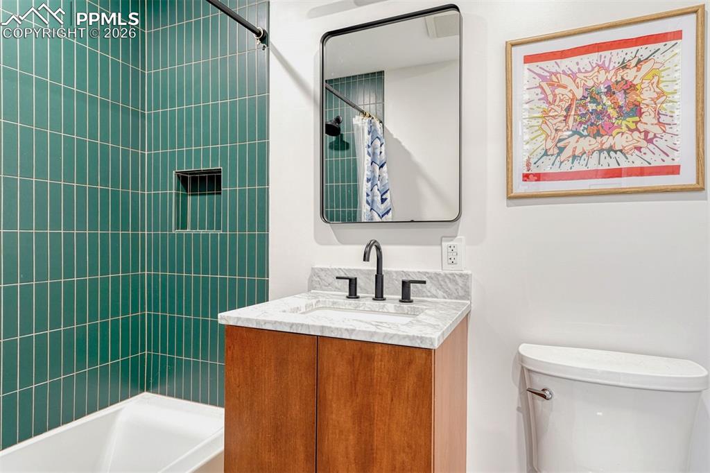 Image 30 of 50: Jr suite bathroom has been entirely redesigned, blending timeless style wit