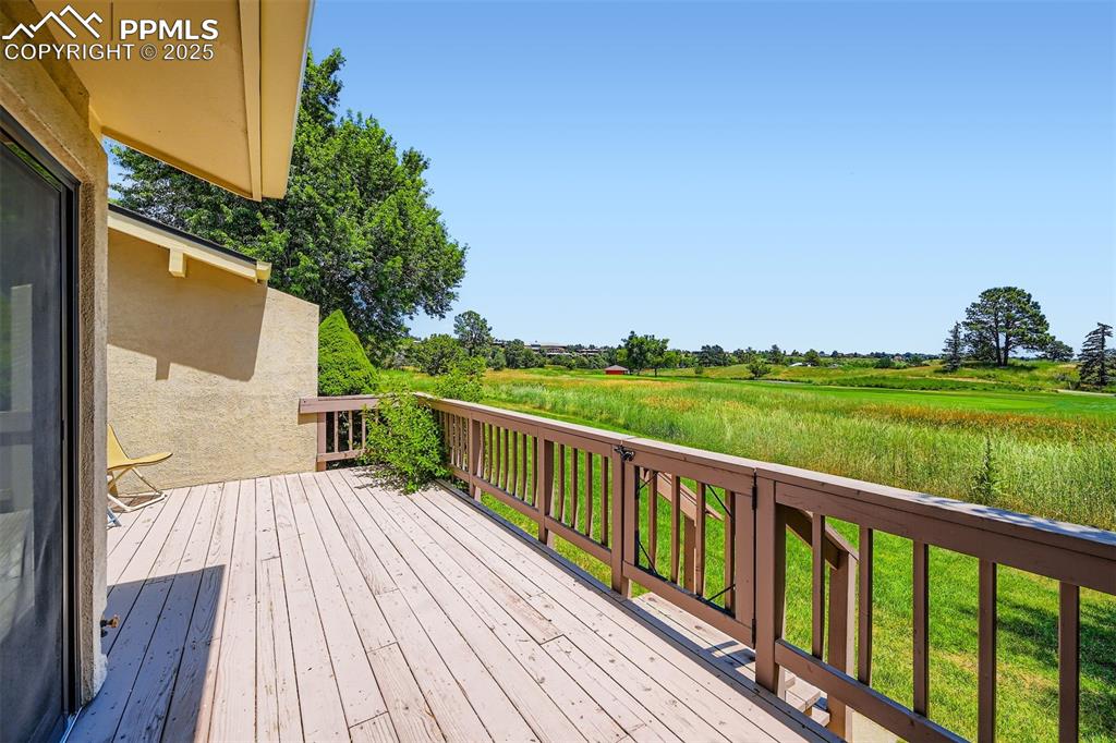 Image 27 of 29: Back deck view of Golf Course