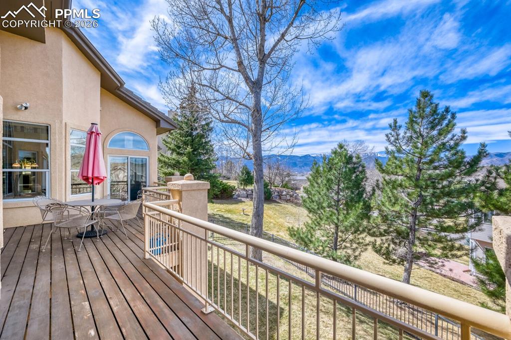 Image 24 of 48: Freshly stained after the photo was taken.