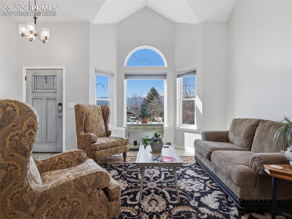 Image 5 of 50: Aerial view of front range and Pikes Peak views!