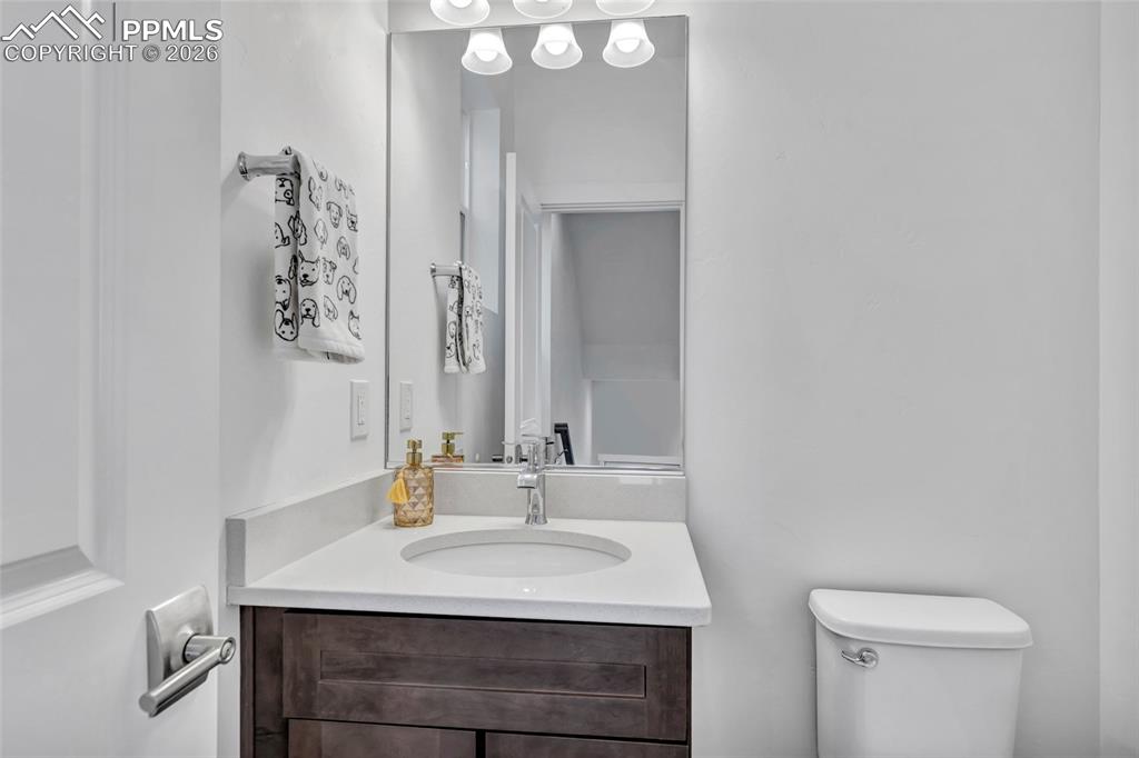 Image 25 of 39: Main level bath - LVP flooring