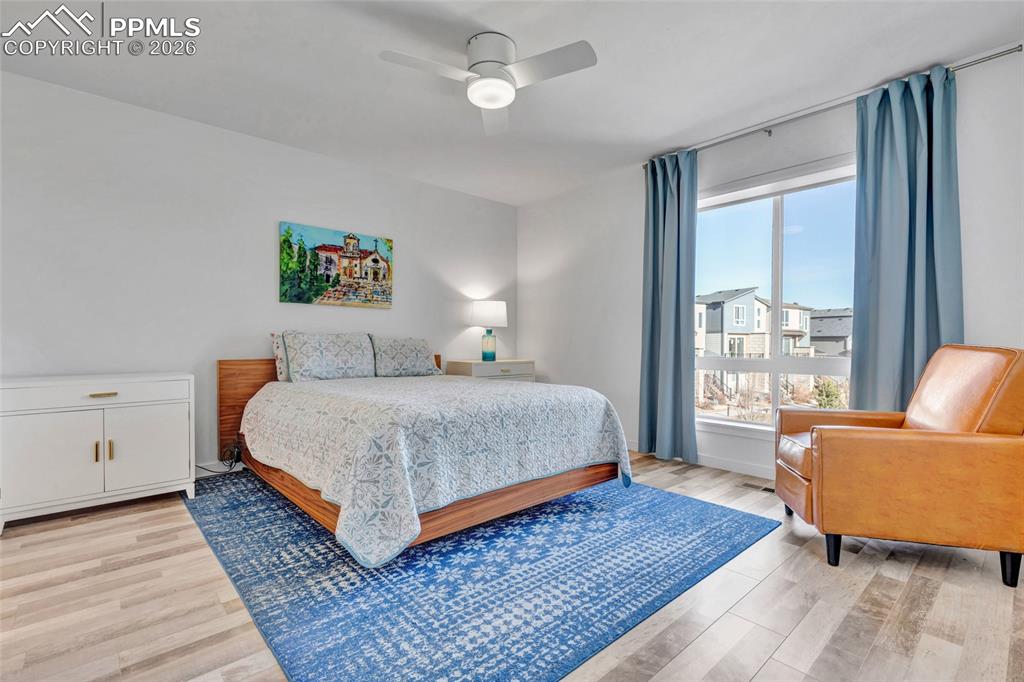 Image 5 of 39: Master bedroom - LVP flooring, ensuite bathrooms, walk in closet