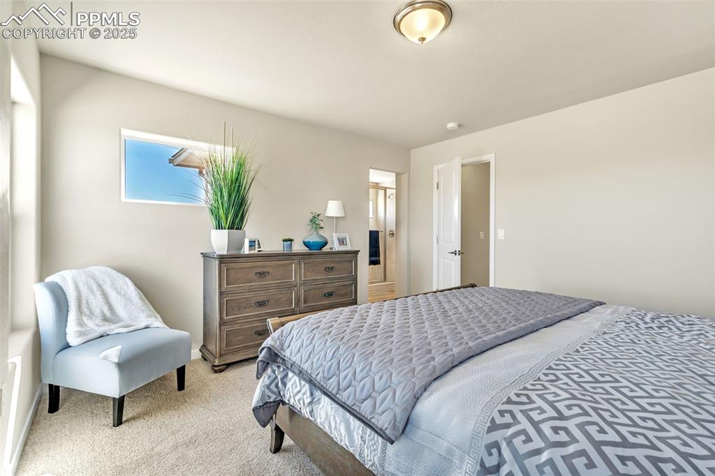 Image 28 of 46: View of carpeted bedroom