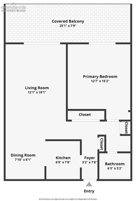 Image 23 of 33: Smart open layout w/ almost 200 SF covered Balcony!
