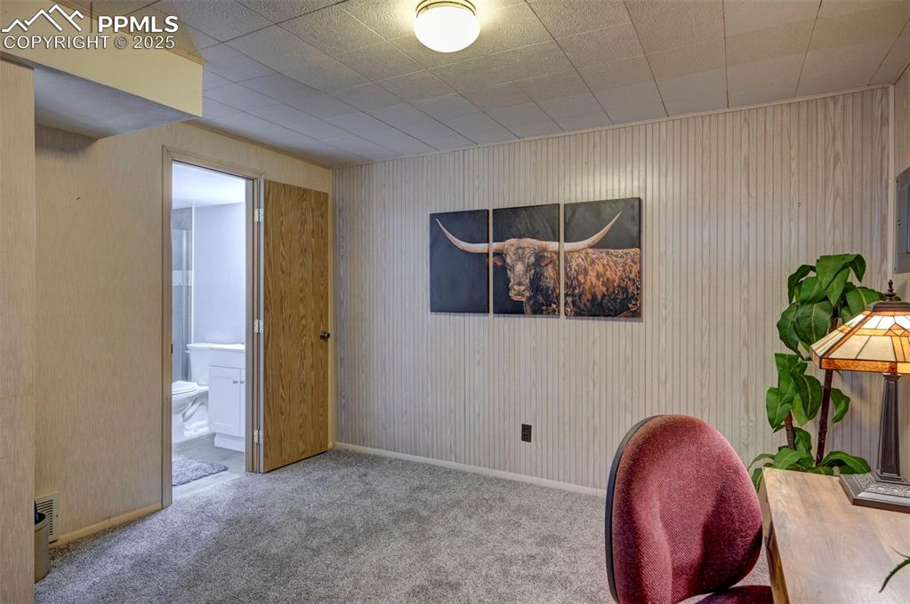 Image 29 of 43: Lower level Bedroom w/ Ensuite or Inlaw Suite