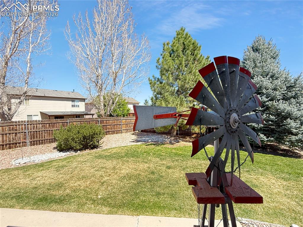 Image 28 of 46: View from back patio side.