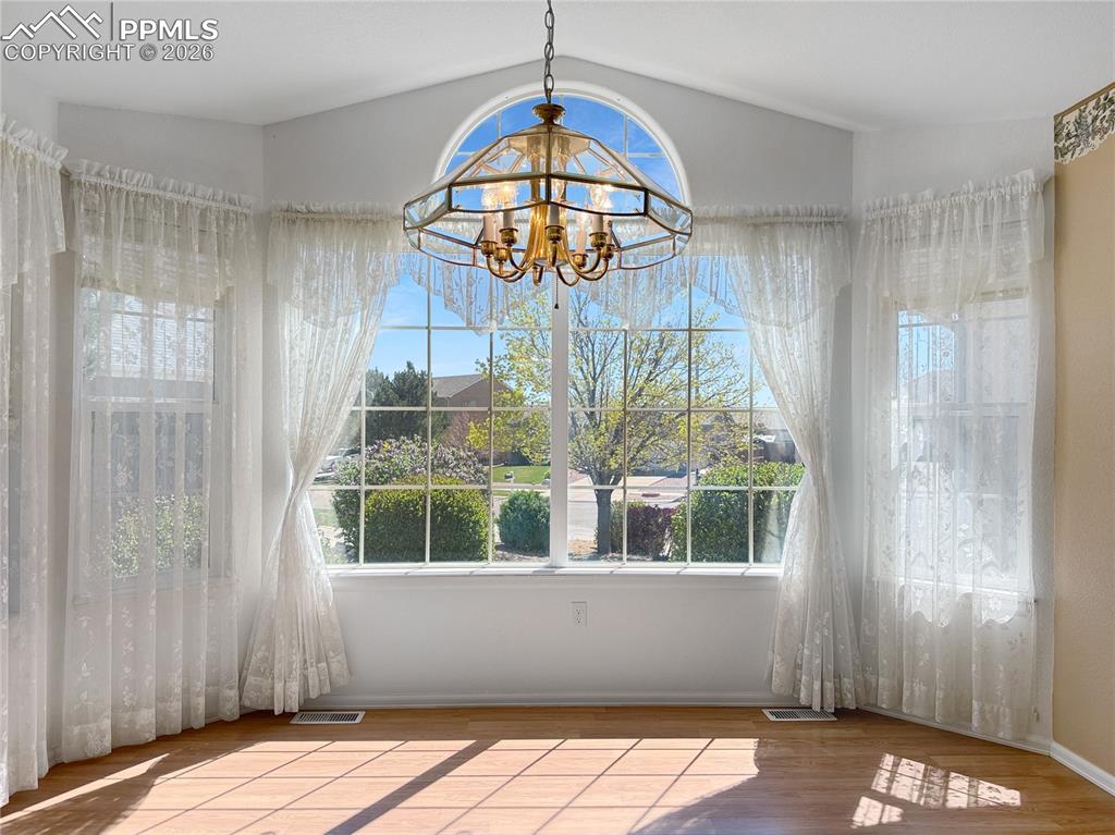 Image 6 of 46: Beautiful formal dining area or living area.
