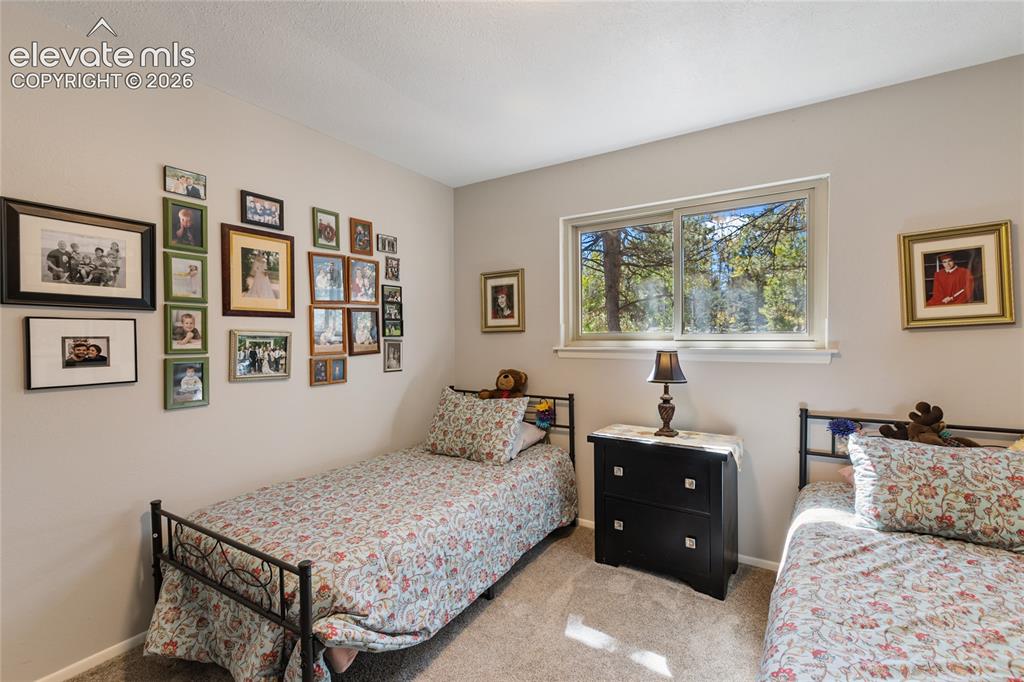 Image 32 of 39: Neutral-toned walls complement a carpeted floor