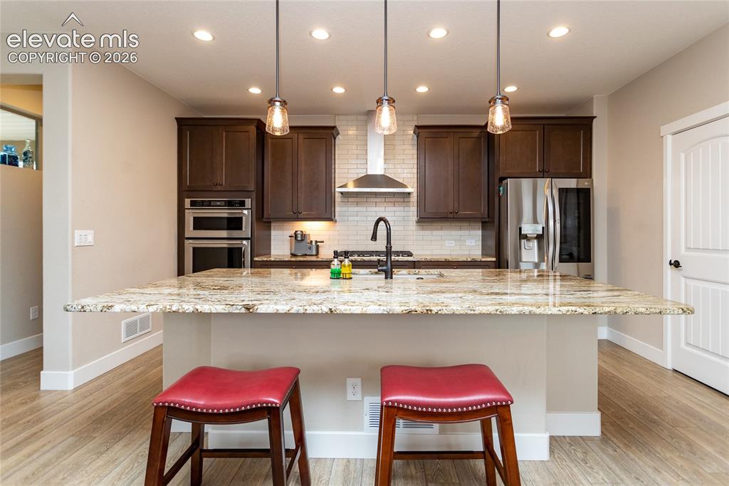 Image 12 of 47: Custom Granite island