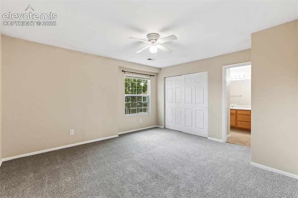 Image 16 of 27: The Primary Bedroom features an ensuite bathroom with a double vanity sink!