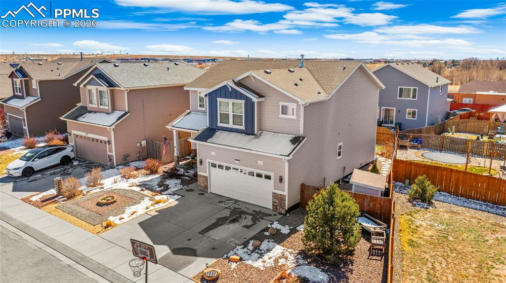 Image 29 of 43: Aerial view of residential area