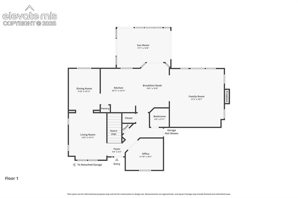 Image 48 of 50: Main Level Floor Plan