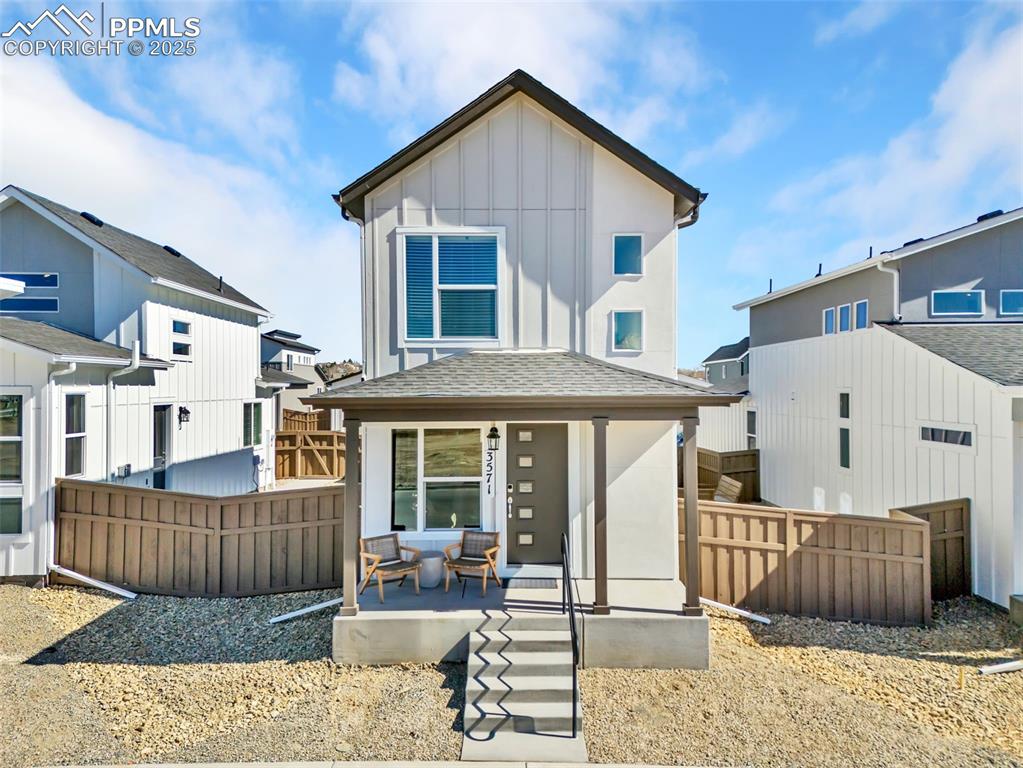 Caption: Front of Structure