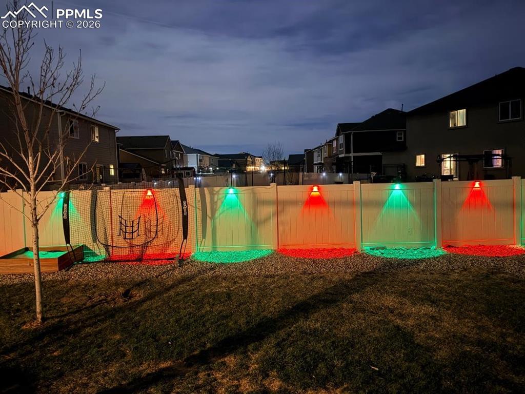 Image 35 of 37: Color changing solar powered waterproof lighting! 