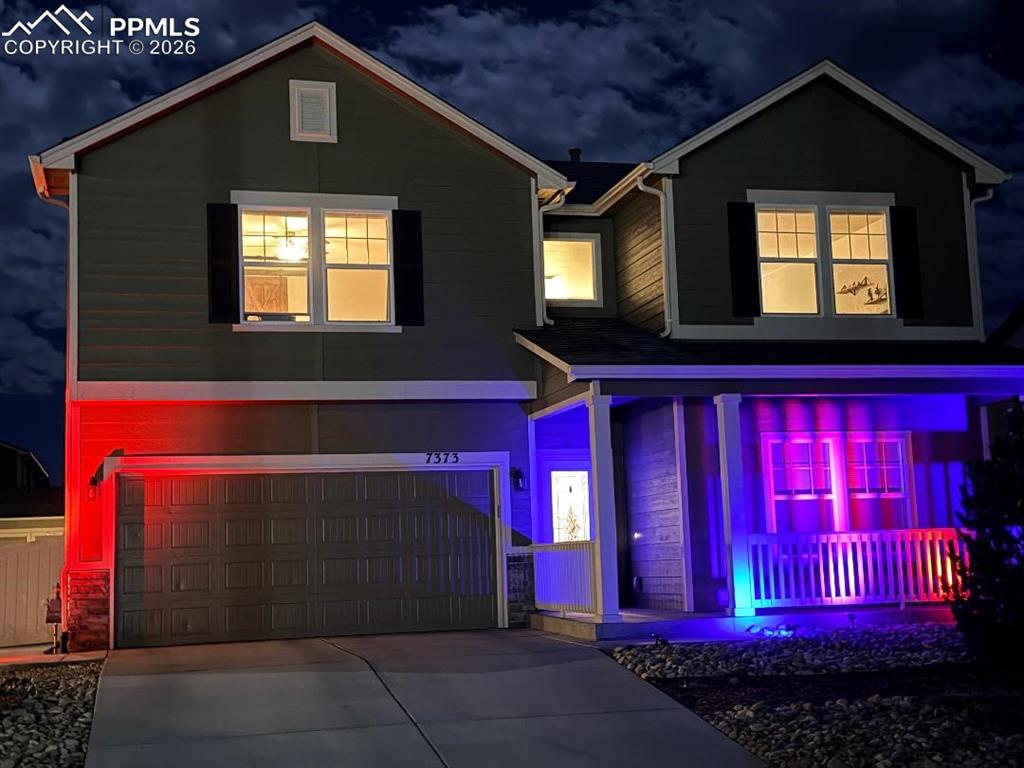 Image 37 of 37: Color changing solar powered waterproof lighting! 