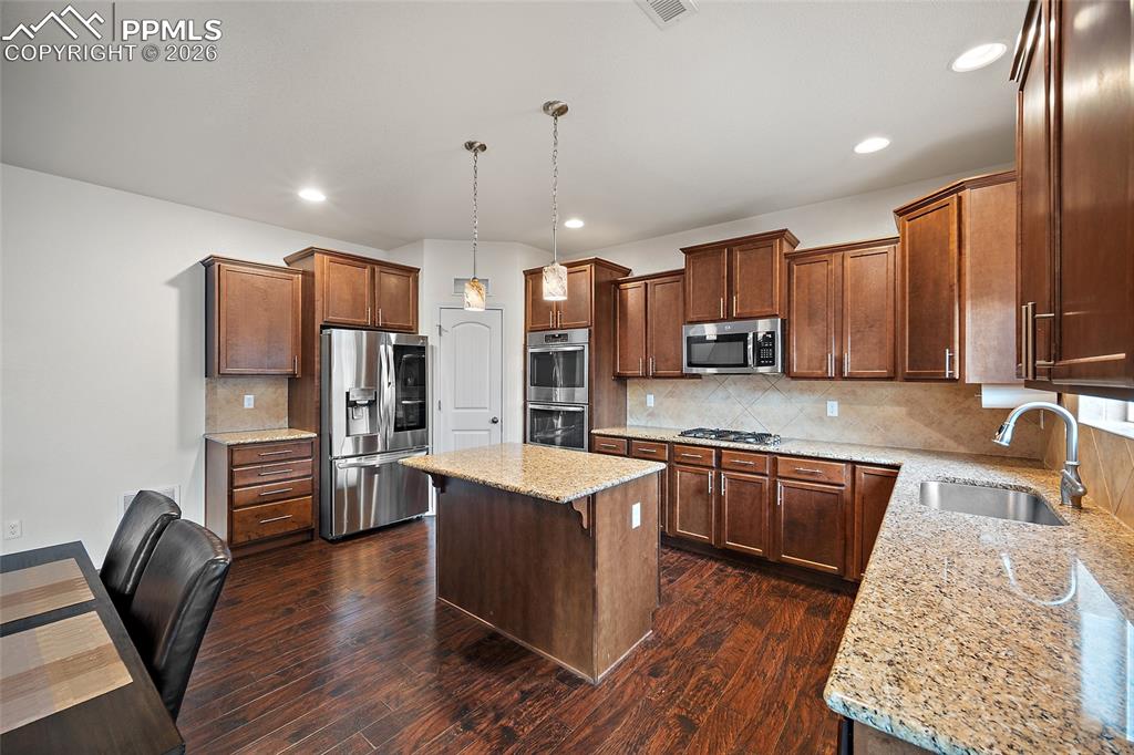 Image 6 of 37: Large kitchen open floor plan!  