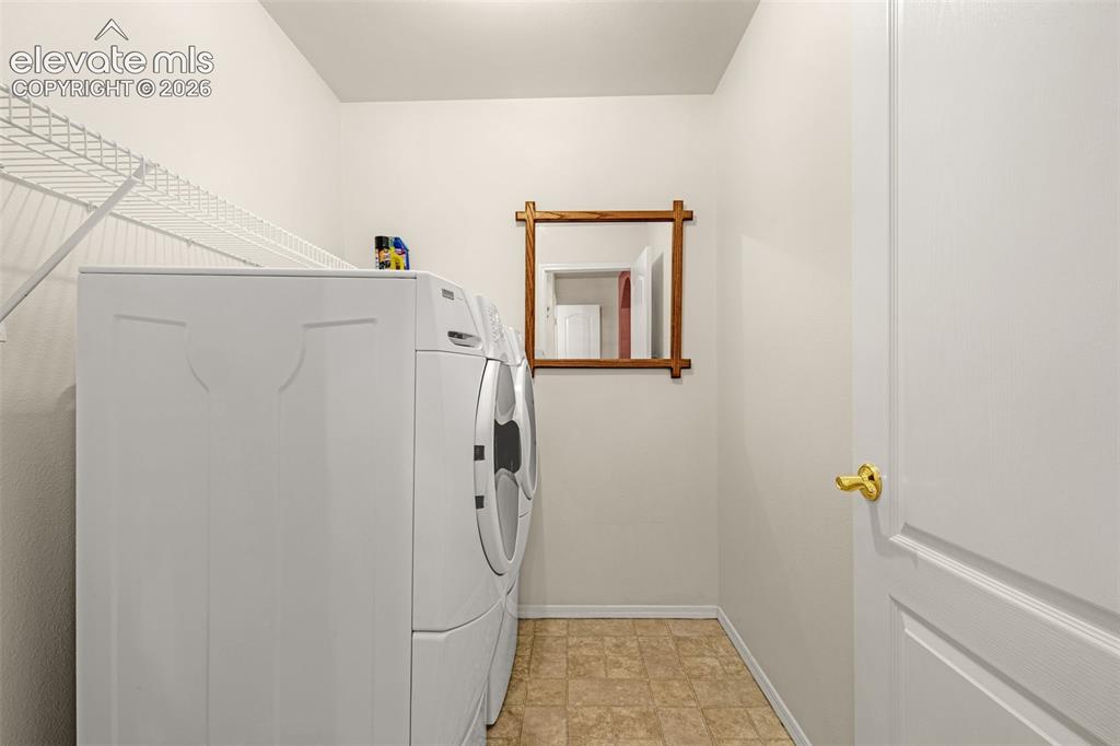 Image 18 of 41: Dedicated laundry room on the main level