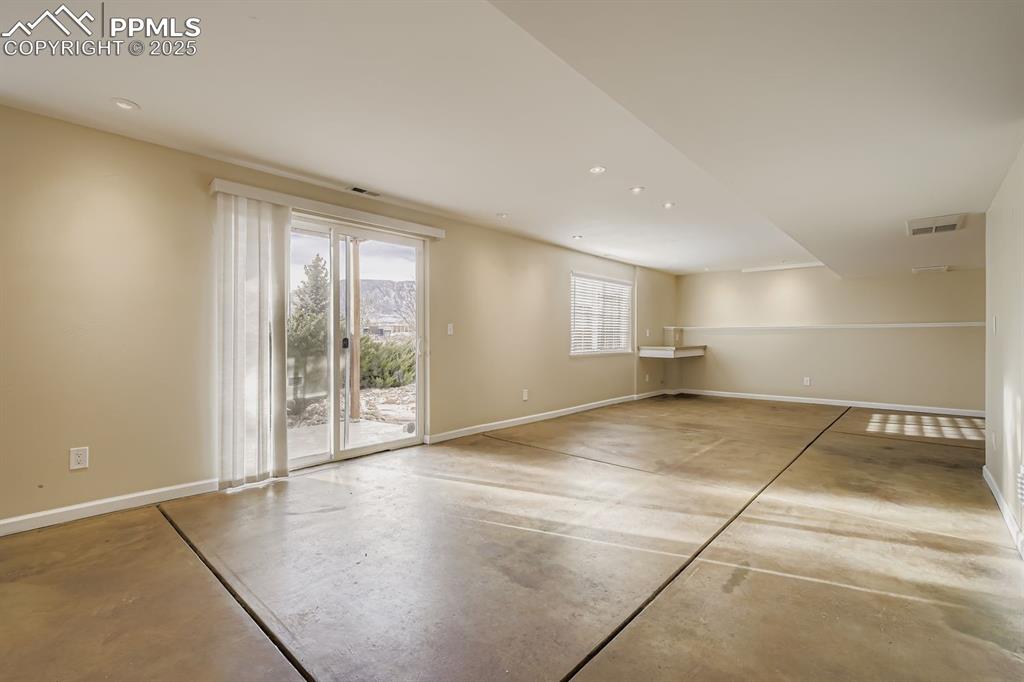 Image 22 of 27: Walk-out basement