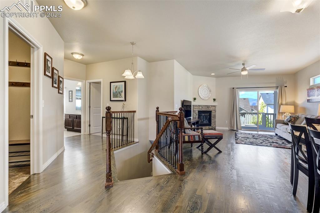 Image 3 of 42: Luxury vinyl throughout the great room area